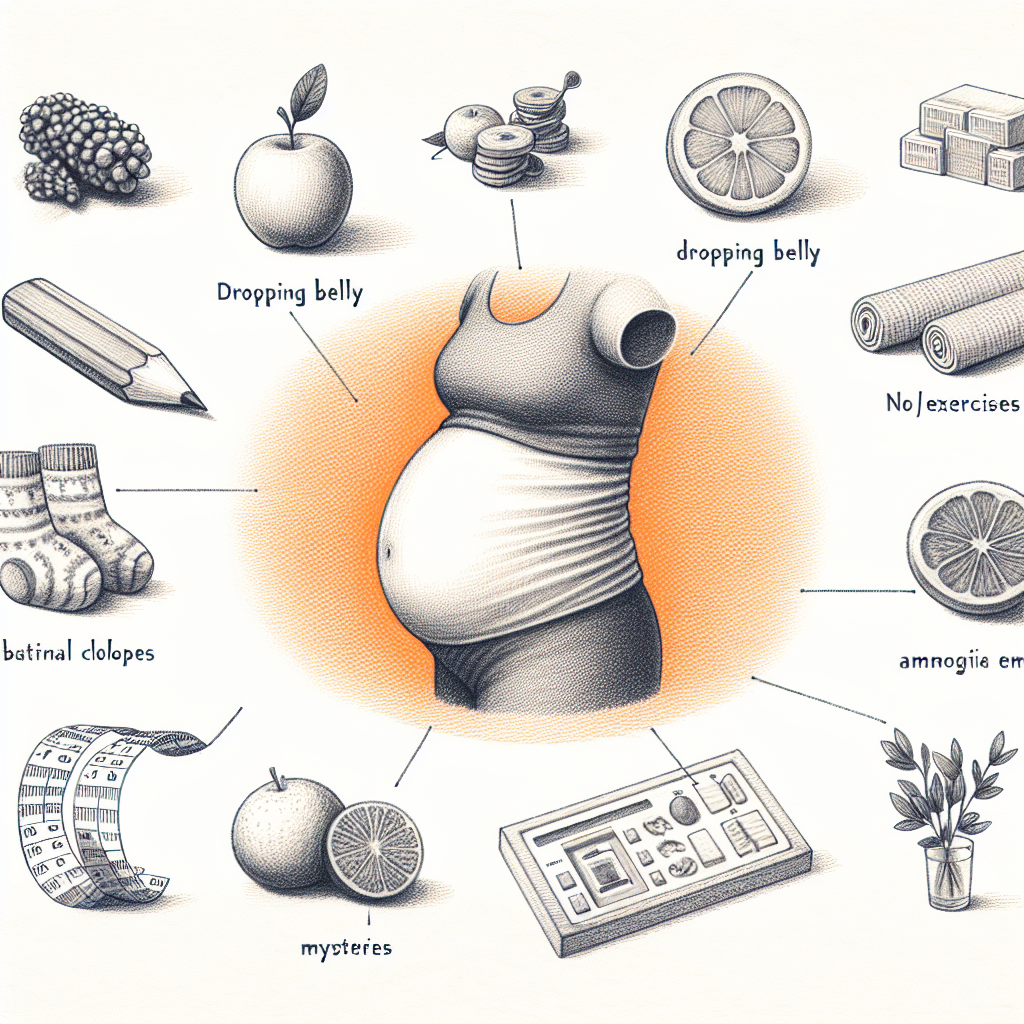 Spadlé břicho v těhotenství: Příčiny a péče