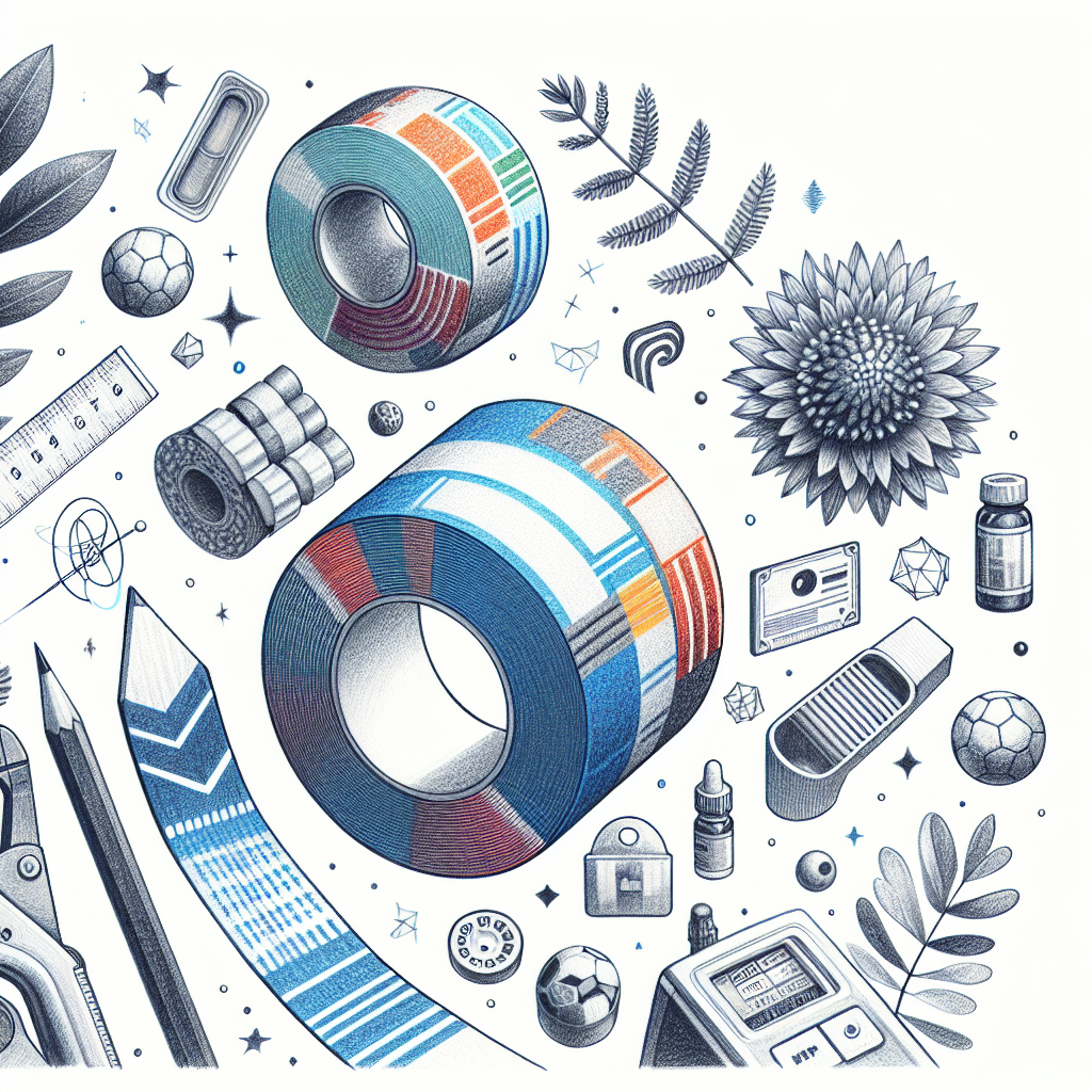 Pastelková ilustrace znázorňující téma: Tejpování