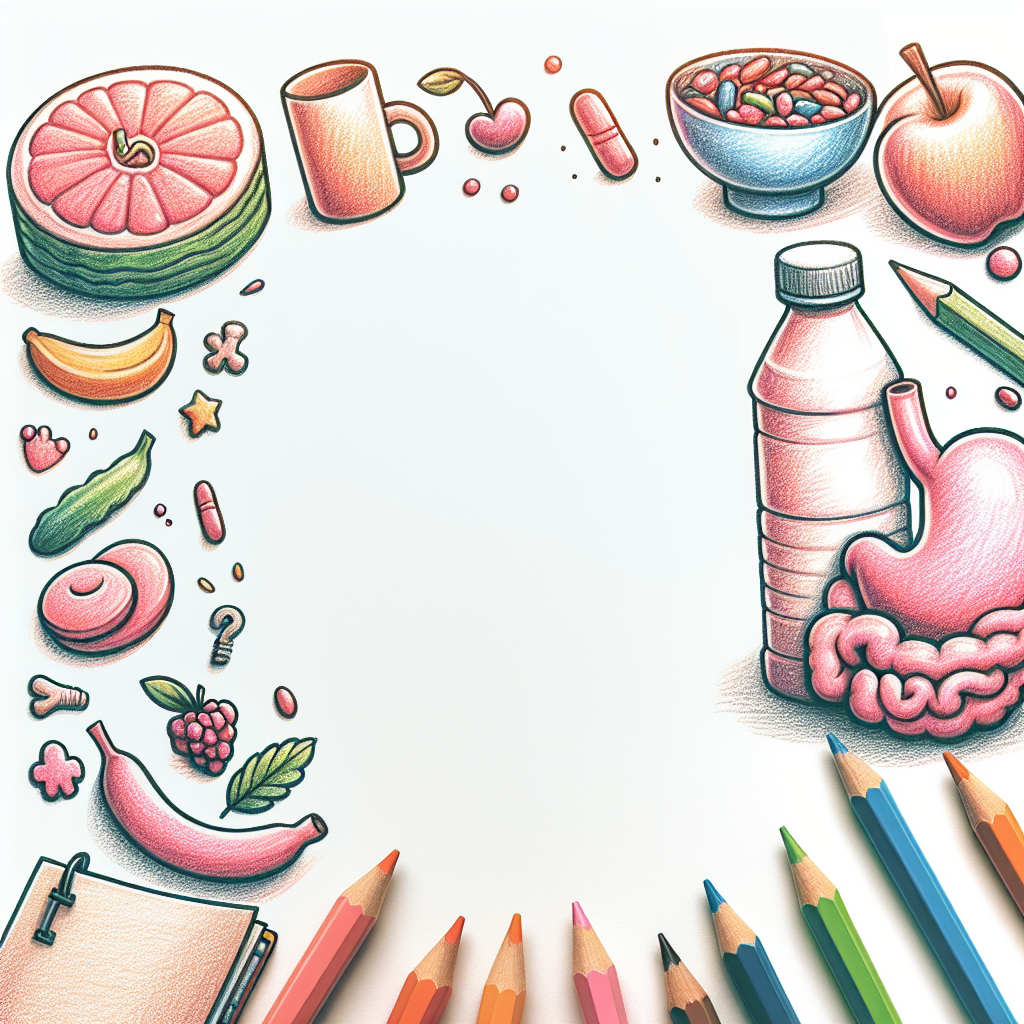 Pastelková ilustrace znázorňující téma: Zdraví