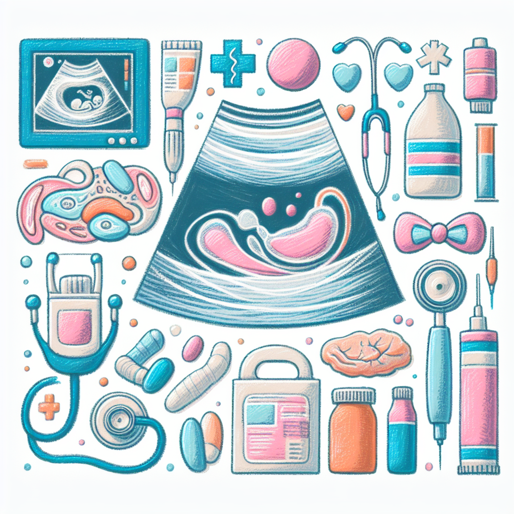 Pastelková ilustrace znázorňující téma: Zdraví a medicína