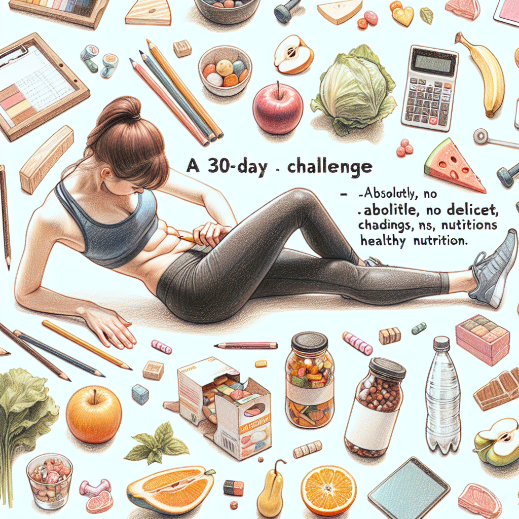 30denní výzva: Cviky na zpevnění břicha a zdravá výživa