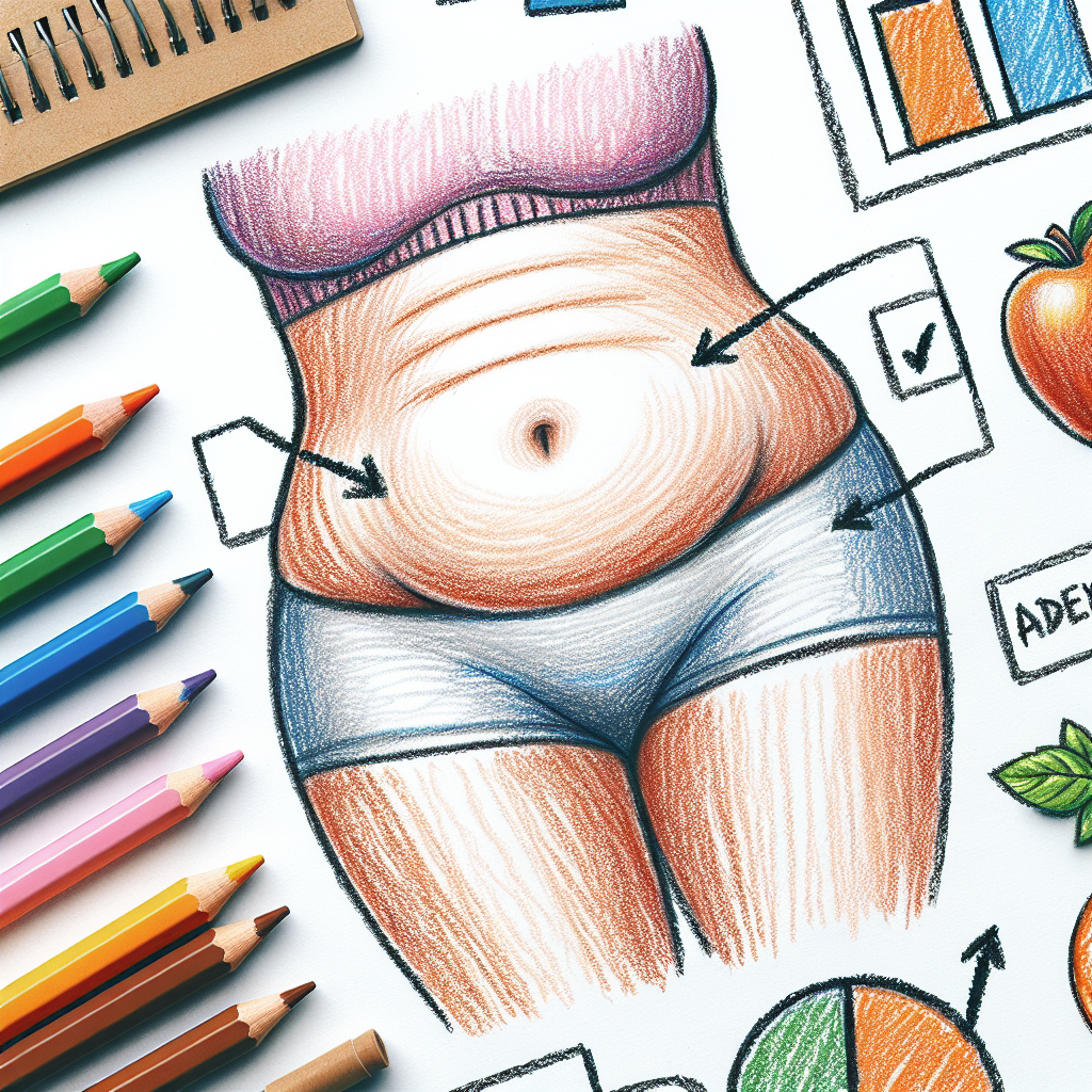 Pastelková ilustrace znázorňující téma: Zdraví a fitness