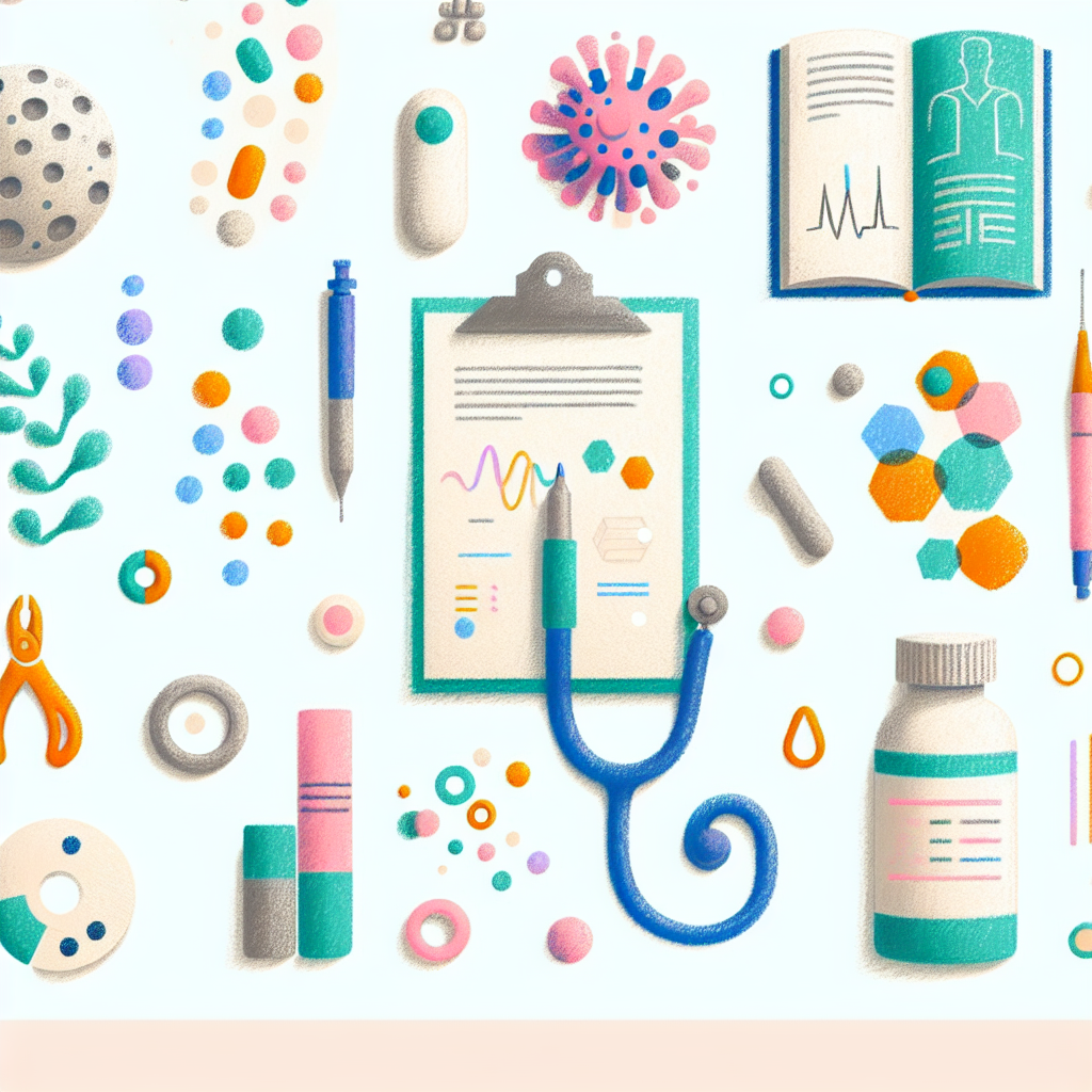 Pastelková ilustrace znázorňující téma: Zdraví břicha