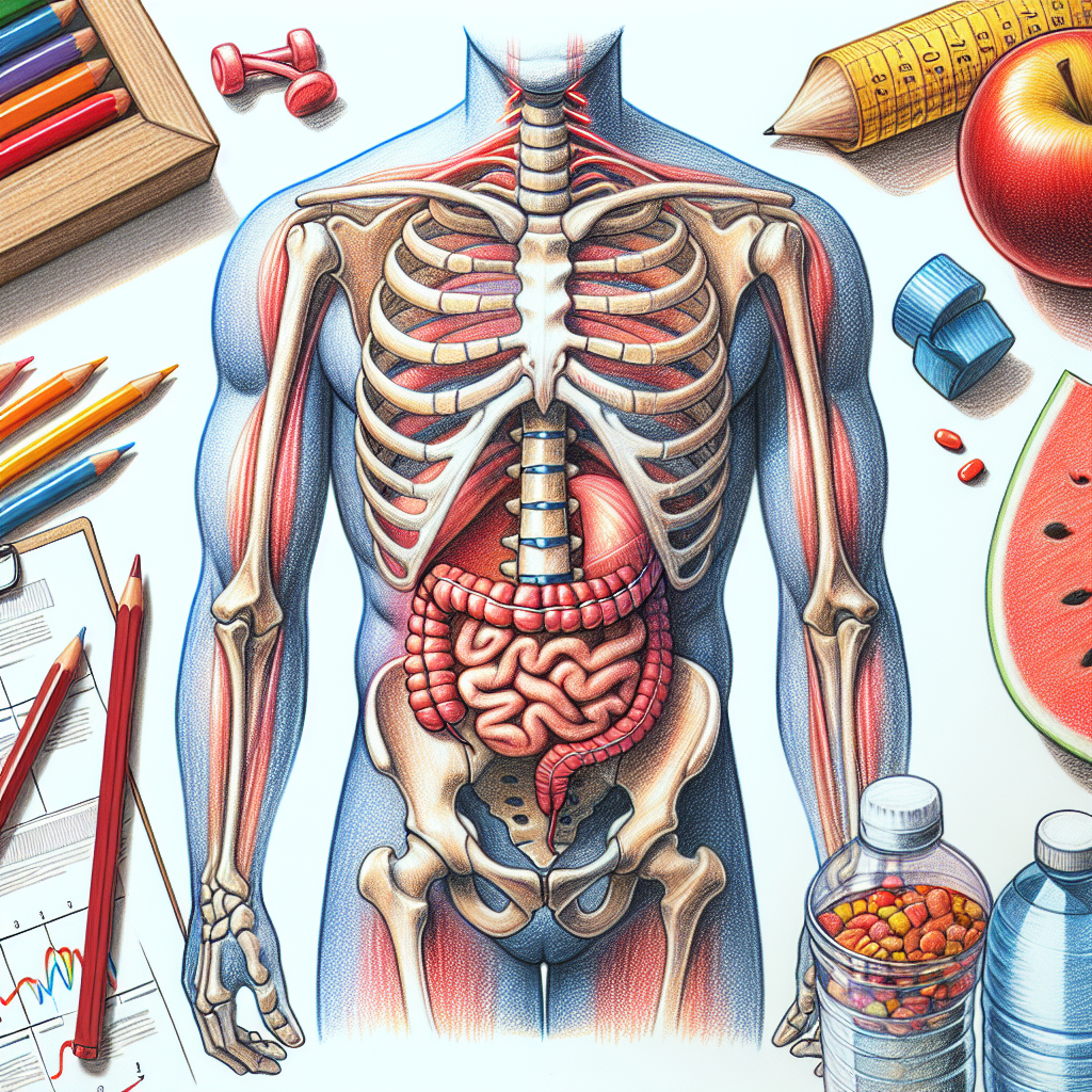 Pastelková ilustrace znázorňující téma: Zdraví