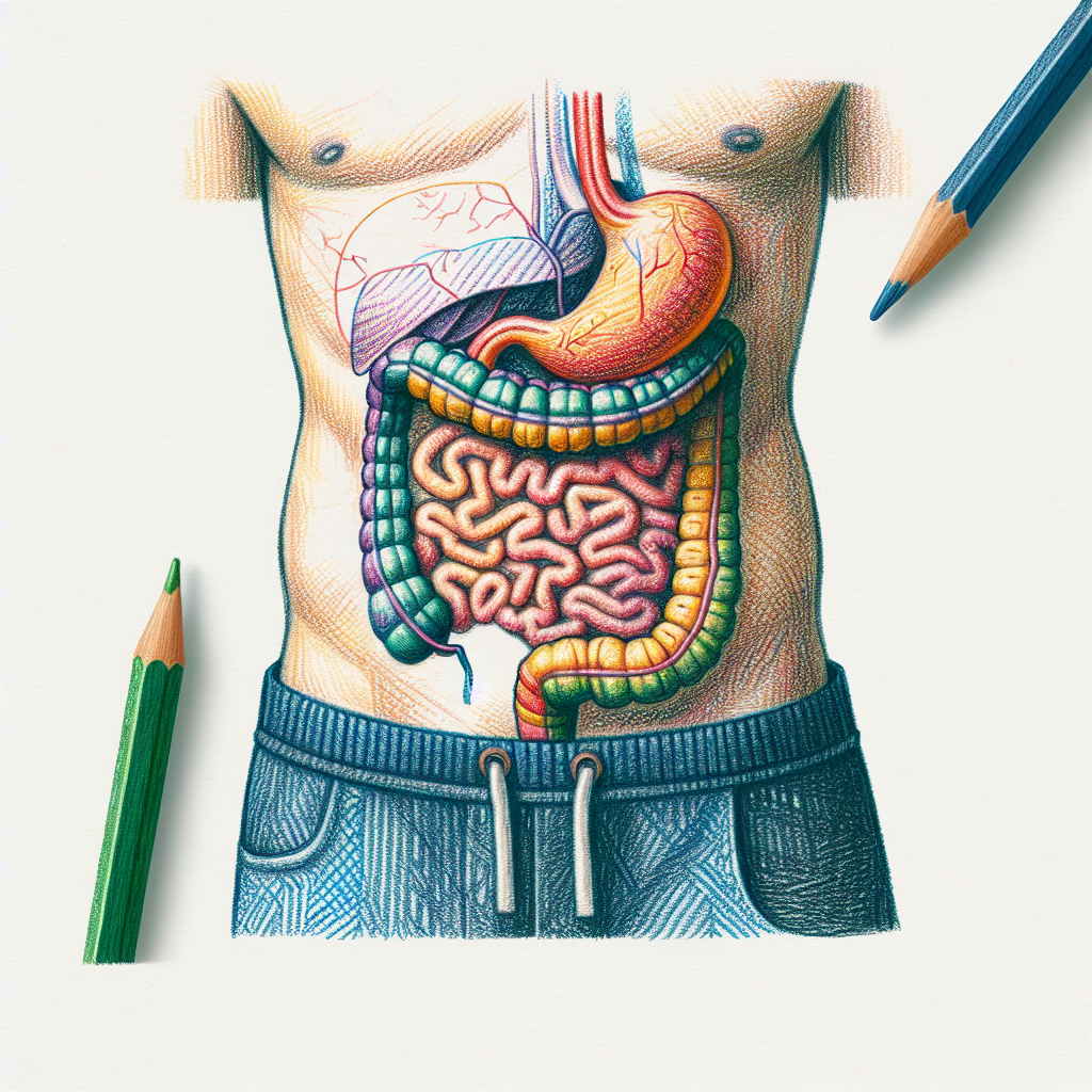 Pastelková ilustrace znázorňující téma: Zdraví