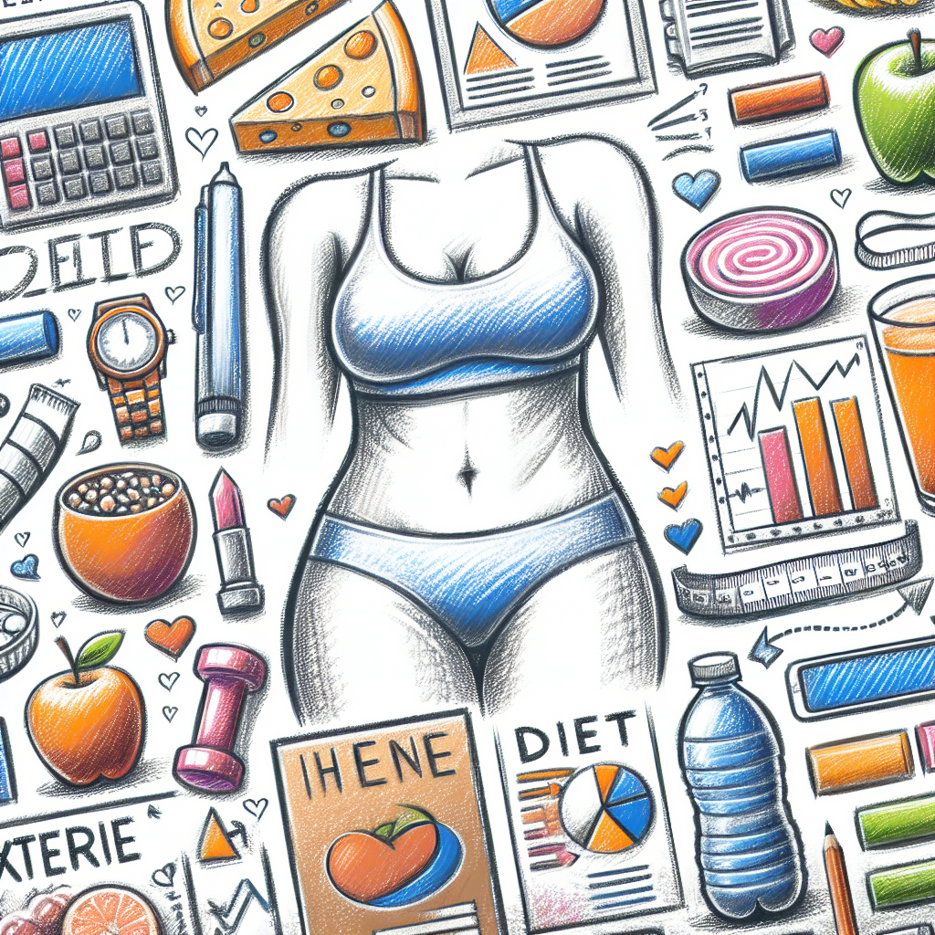 jak-zhubnout-bricho - Je nutné pochopit, že...... Pastelková ilustrace znázorňující téma: Hubnutí