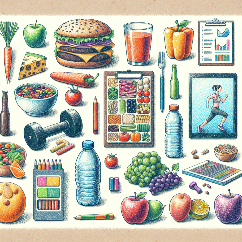 restaurace-plne-bricho-chrastany - Je nutné pochopit, že...... Pastelková ilustrace znázorňující téma: Zdravá strava