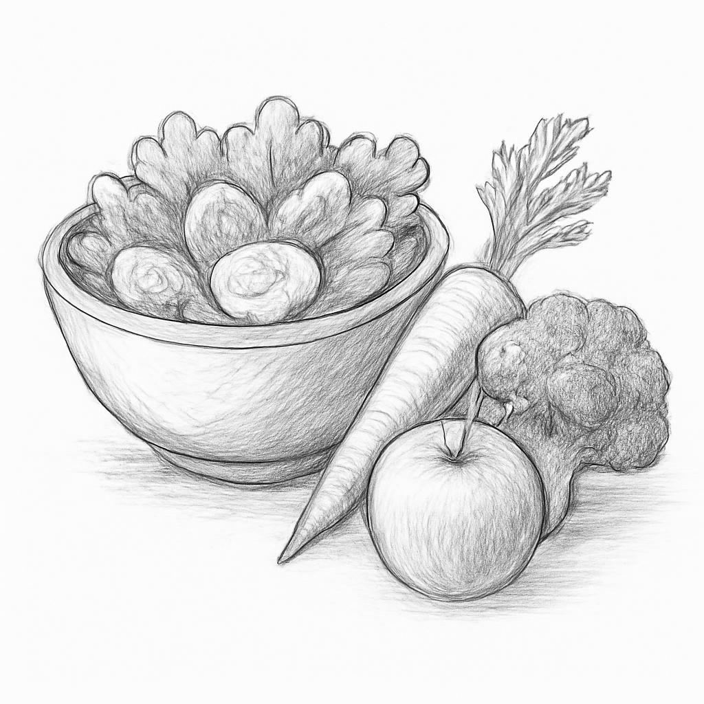 Ilustrace znázorňující téma: Recepty