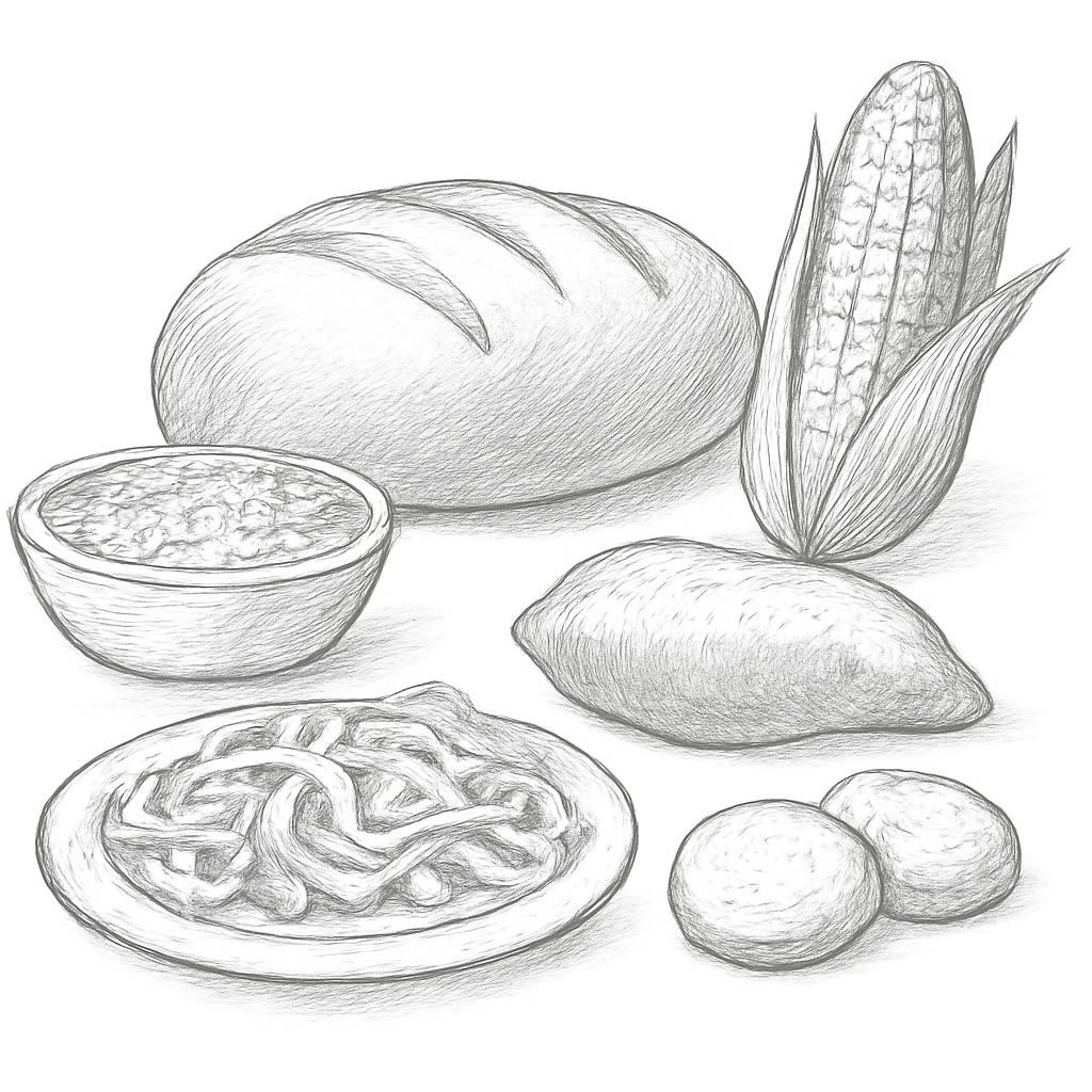 Ilustrace znázorňující téma: Výživa
