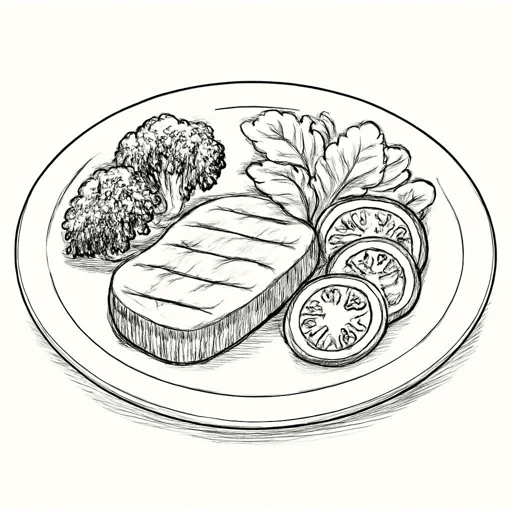 Ilustrace znázorňující téma: Výživa