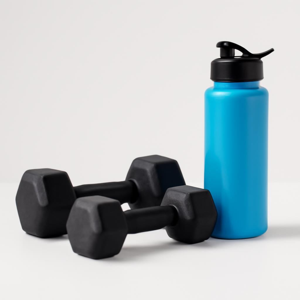 Ilustrace znázorňující téma: Fitness